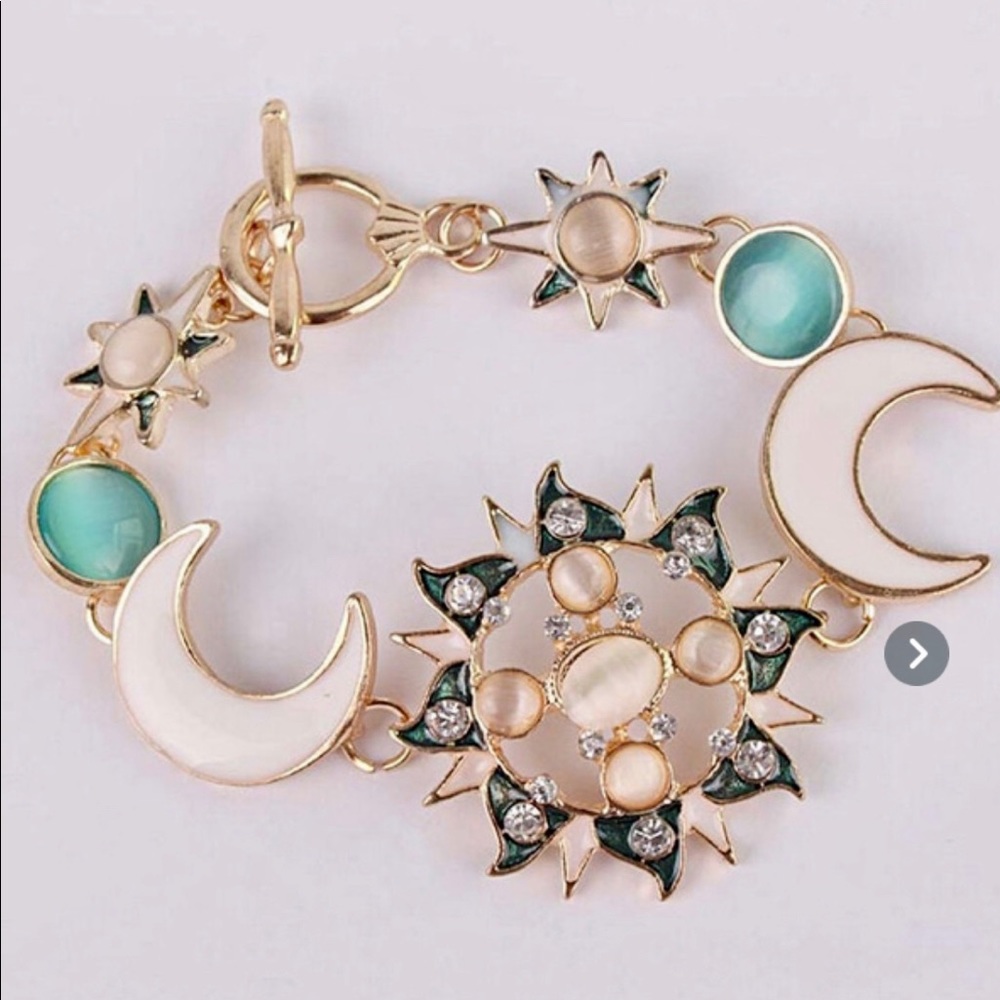 Sun & Half Moon Bracelet